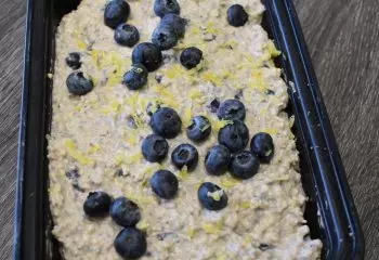 Blueberry Lemon Cheesecake Oats